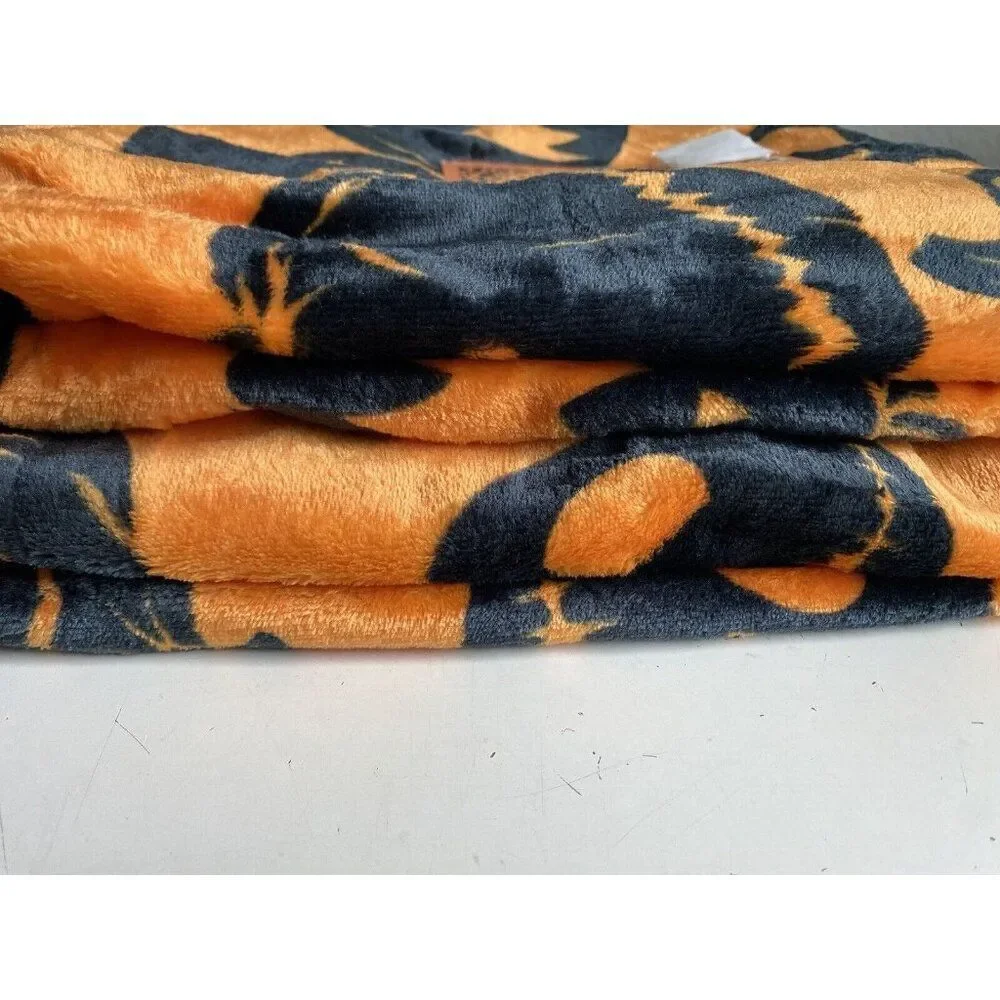 Disney Nightmare Before Christmas 50x70” Throw Blanket Jack O Lantern Halloween‎